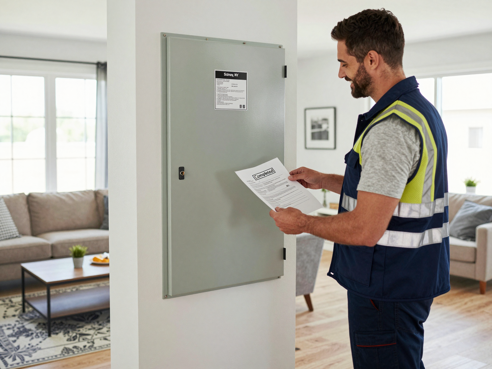 Turner Electric LLC team completing electrical work